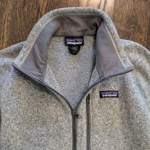 Patagonia Gray Full-Zip Fleece Jacket